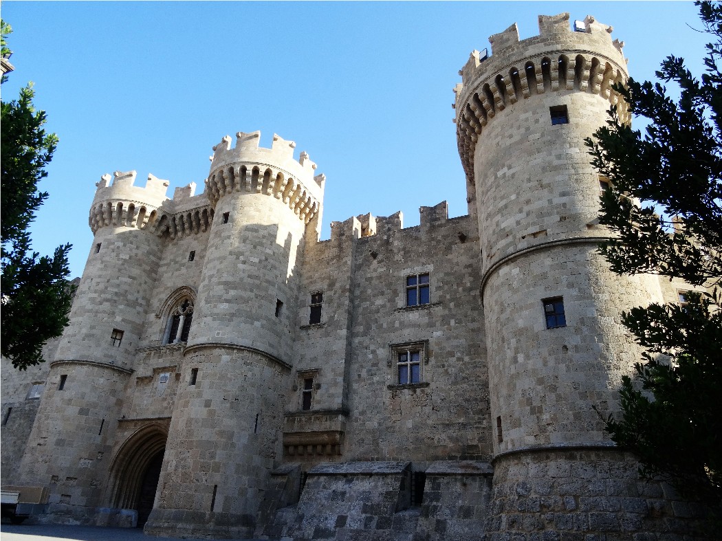 Palace of the Grand Master of the Knights of Rhodes in Greece