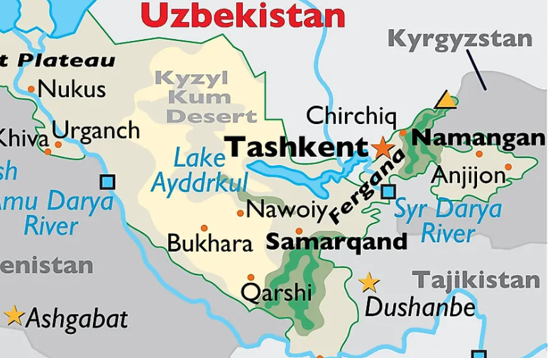 Uzbekistan_Map