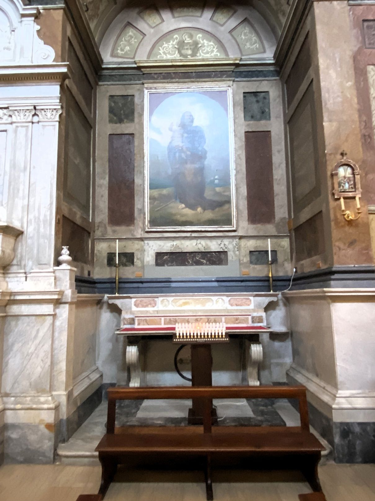 Side Altar Church of the Virgin of Graces, Civitavecchia
