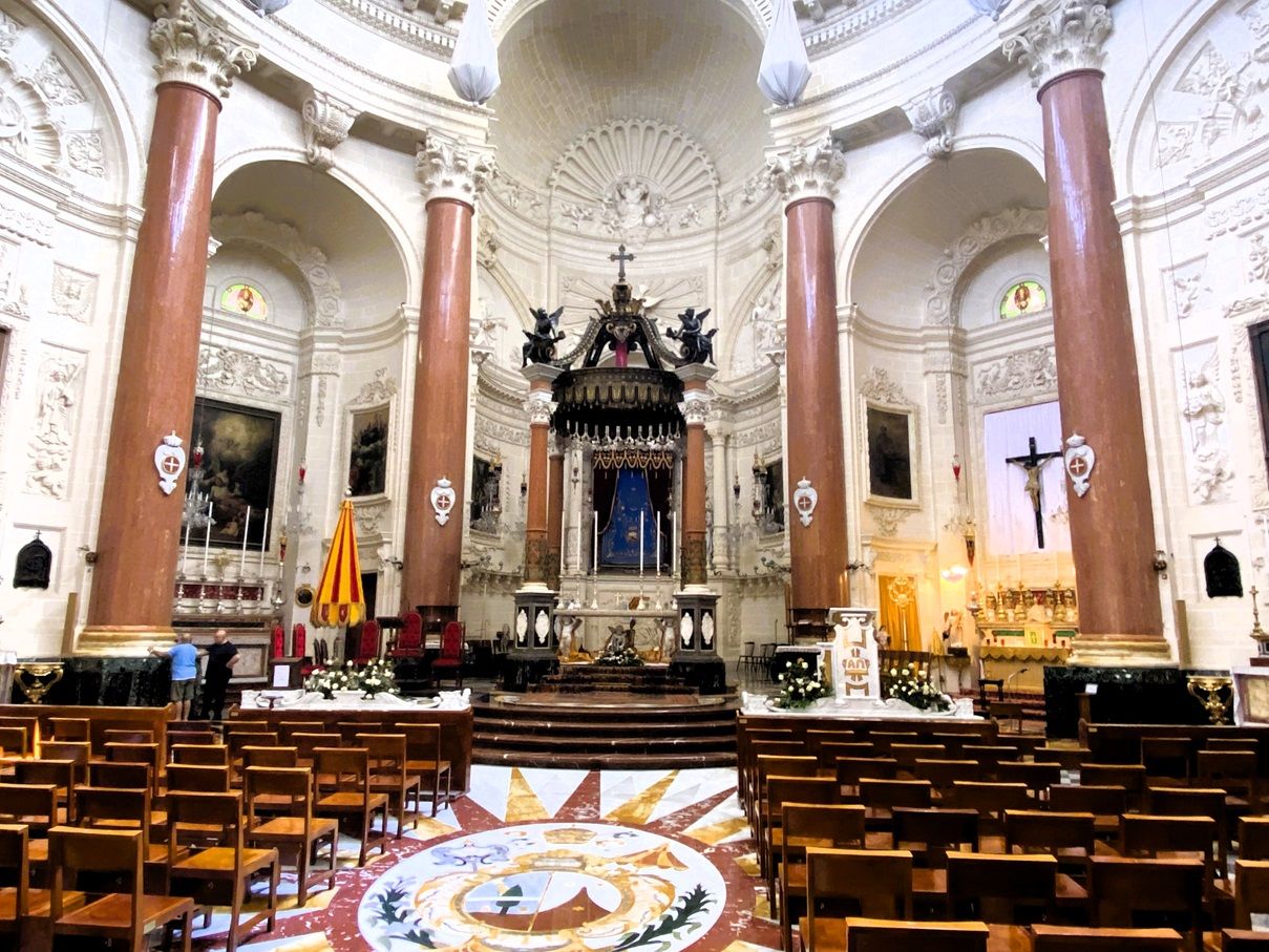 Main Altar Basilica of Our Lady of Mount Carmel, Valletta