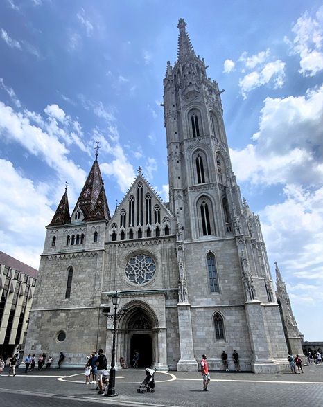 Front Facade, Matthias Church, Budapest