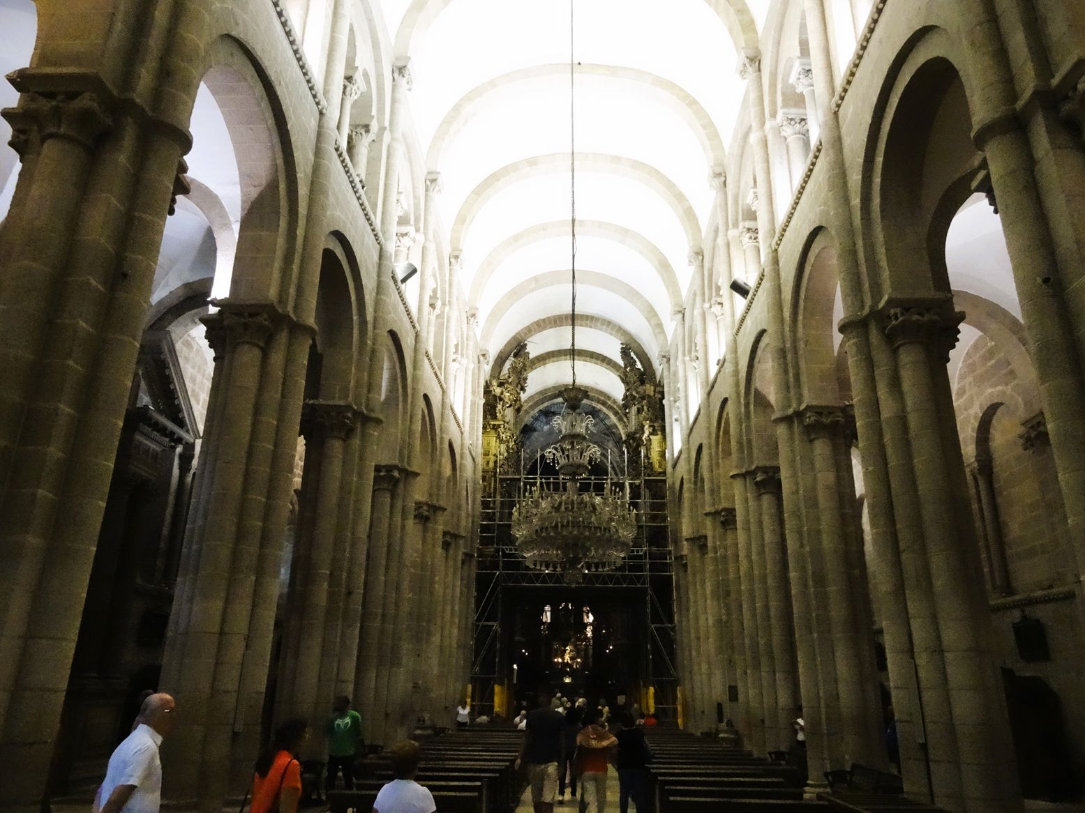 Interior Santiago de Compostela Cathedral