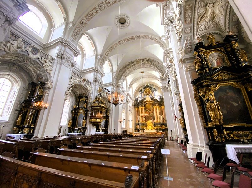 Interior St. Michael's Church, Passau