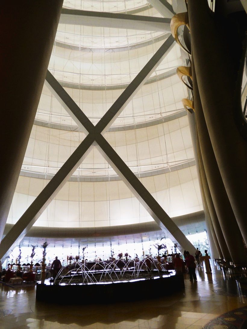 Fountain in Burj Al Arab Hotel, Dubai