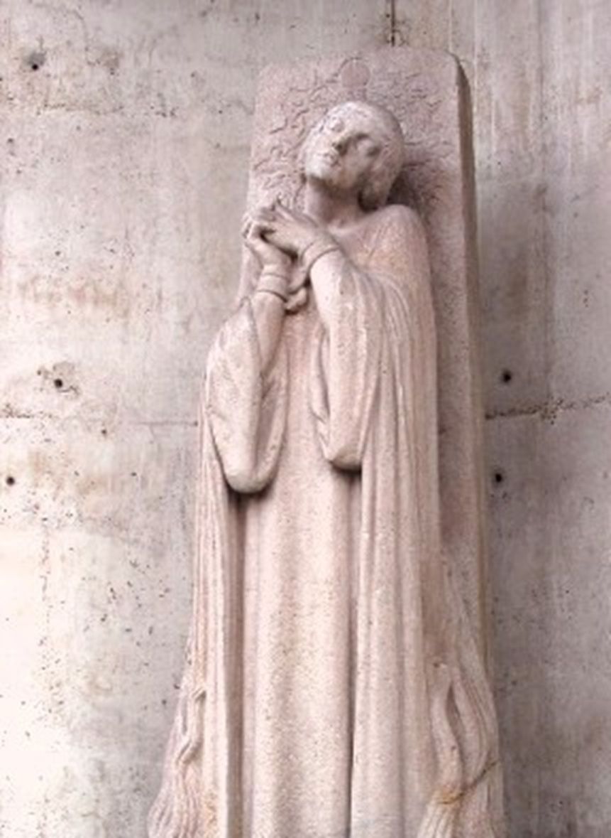External Joan of Arc Statue, Joan of Arc Church, Rouen