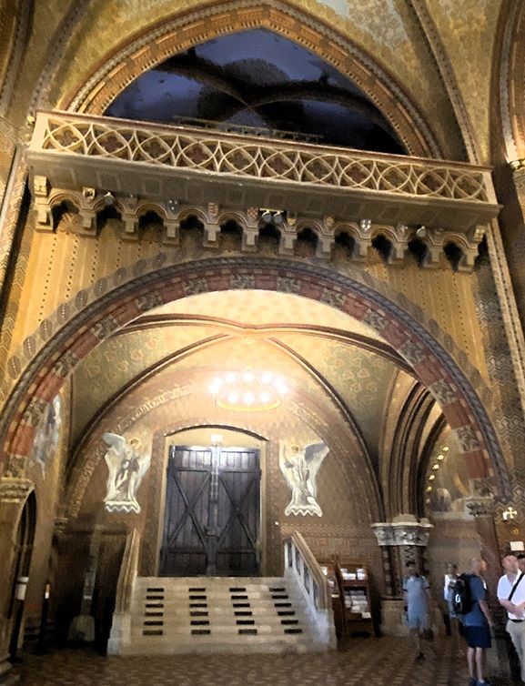 Main Door from Inside Matthias Church, Budapest