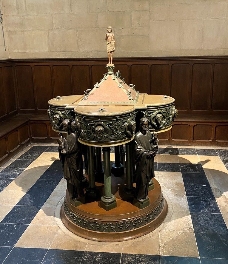 Old Baptismal Font, Notre-Dame de Paris