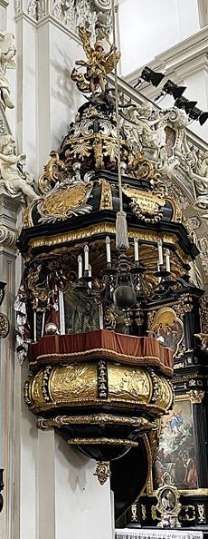 Pulpit St. Michael's Church, Passau