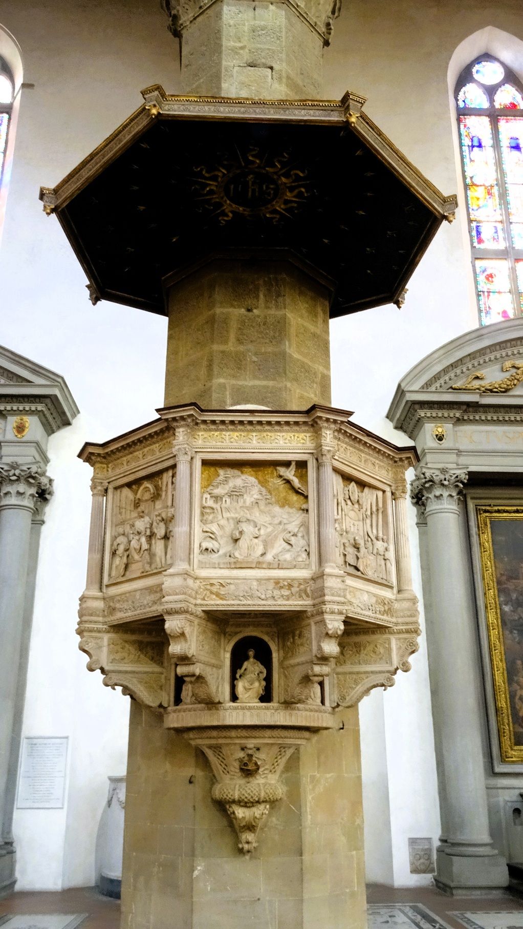 Pulpit, Basilica di Santa Croce
