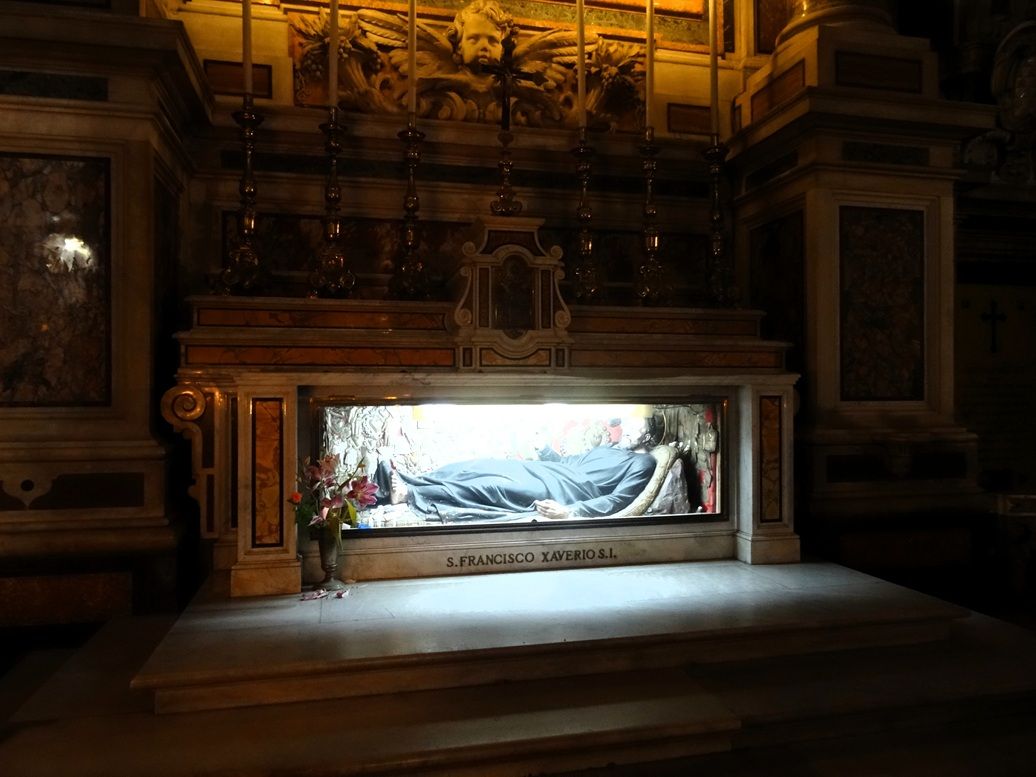 Sculpture of Saint Francis Xavier, Chapel of St. Francis Xavier, Church of Gesu Nuovo, Naples
