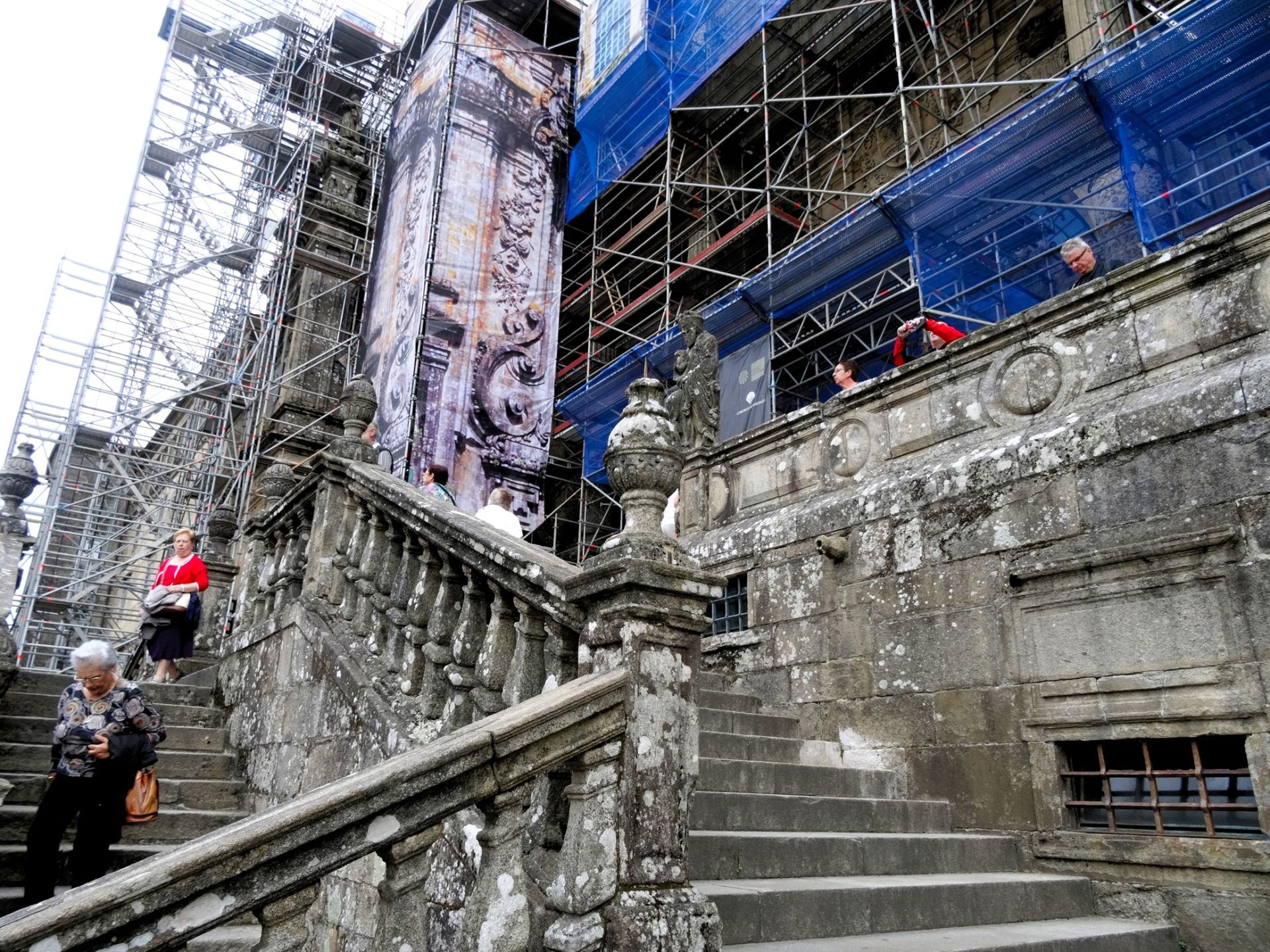 Stairway Santiago de Compostela Cathedral