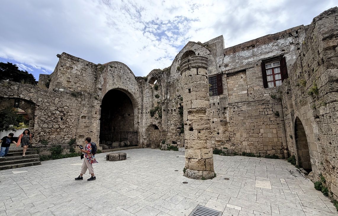 Column, Church of our Lady of Mercy, Rhodes