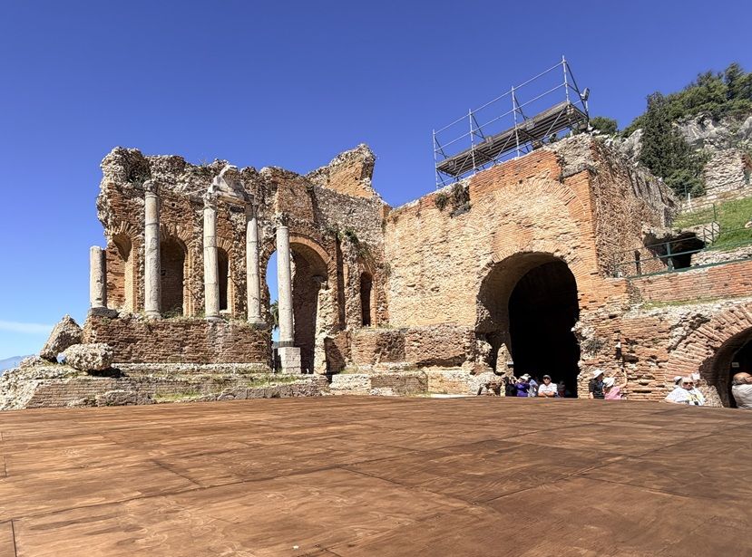 Portico leading into Theatre, Ancient (Greek) Theatre of Taormina, Sicily