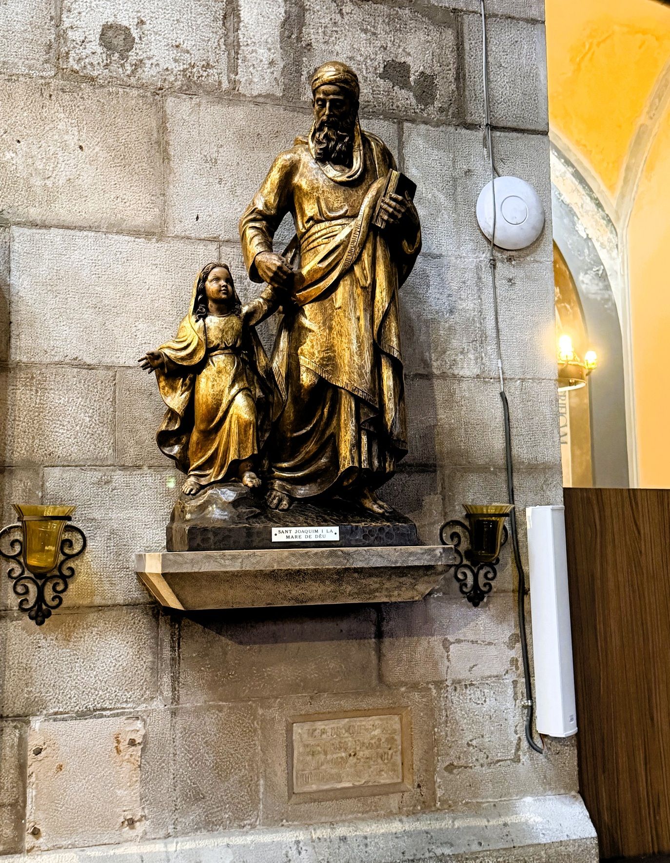 Saint Joseph with the Child Jesus, Church of Santa Anna, Barcelona